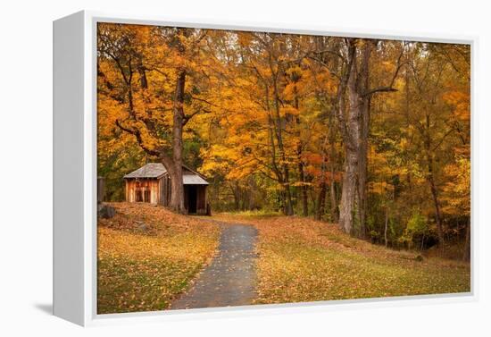 Autumn Home-Natalie Mikaels-Framed Premier Image Canvas
