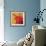 Autumn Hues I-Blue Fish-Framed Art Print displayed on a wall