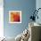 Autumn Hues I-Blue Fish-Framed Art Print displayed on a wall