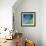 Autumn Hues II-Blue Fish-Framed Art Print displayed on a wall