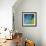 Autumn Hues II-Blue Fish-Framed Art Print displayed on a wall