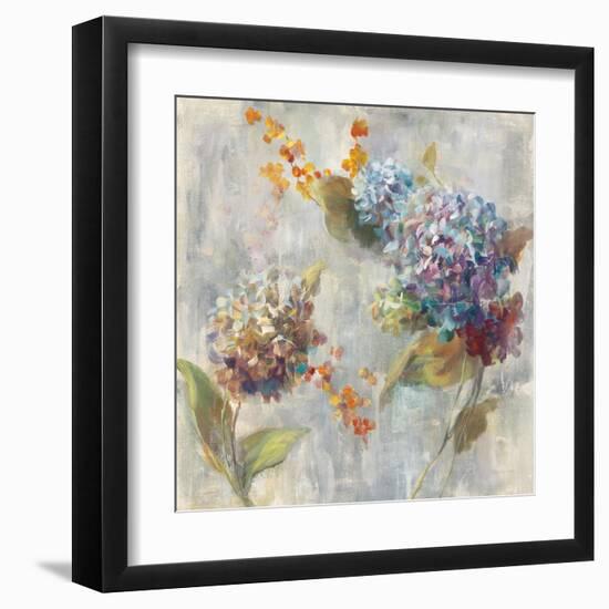 Autumn Hydrangea II-Danhui Nai-Framed Art Print