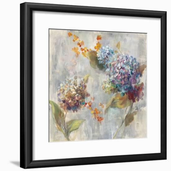 Autumn Hydrangea II-Danhui Nai-Framed Art Print