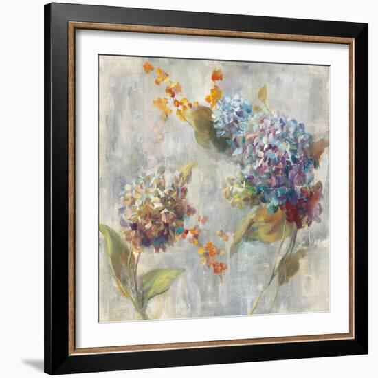 Autumn Hydrangea II-Danhui Nai-Framed Art Print