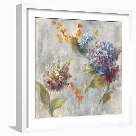 Autumn Hydrangea II-Danhui Nai-Framed Art Print