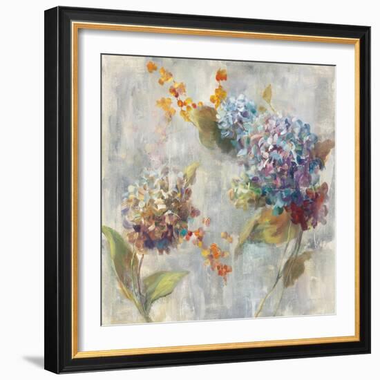 Autumn Hydrangea II-Danhui Nai-Framed Art Print