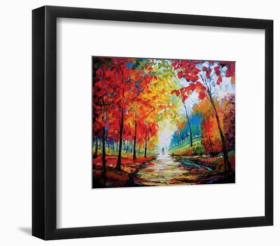 Autumn Impressions-Maya Green-Framed Premium Giclee Print