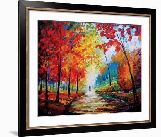 Autumn Impressions-Maya Green-Framed Premium Giclee Print