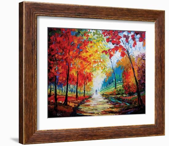 Autumn Impressions-Maya Green-Framed Art Print