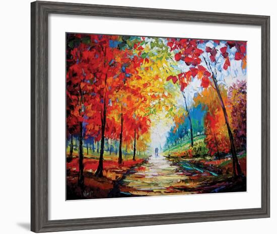 Autumn Impressions-Maya Green-Framed Art Print