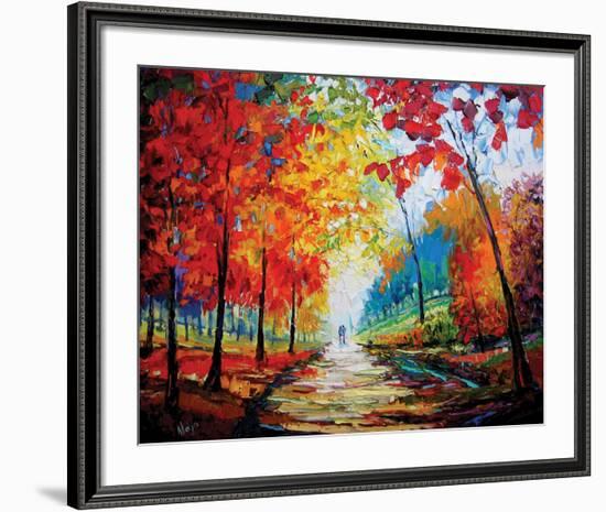 Autumn Impressions-Maya Green-Framed Art Print