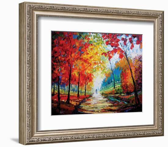 Autumn Impressions-Maya Green-Framed Art Print