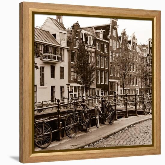 Autumn in Amsterdam I-Jeff Maihara-Framed Stretched Canvas
