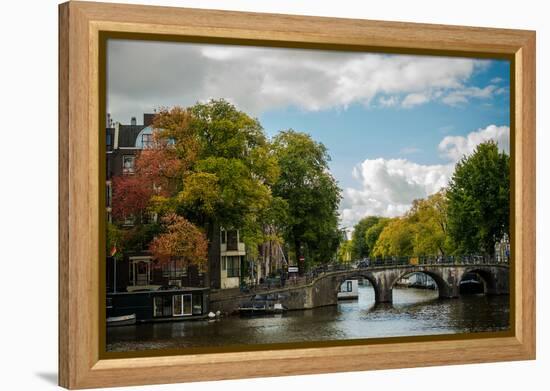 Autumn in Amsterdam-Erin Berzel-Framed Premier Image Canvas