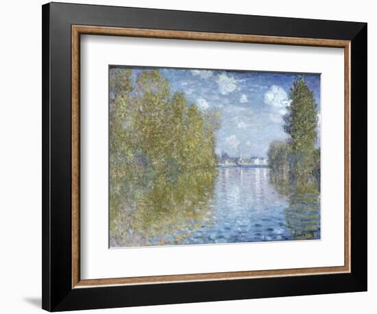 Autumn in Argenteuil-Claude Monet-Framed Giclee Print