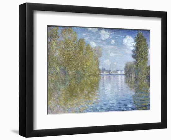 Autumn in Argenteuil-Claude Monet-Framed Giclee Print