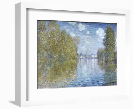 Autumn in Argenteuil-Claude Monet-Framed Giclee Print