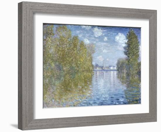 Autumn in Argenteuil-Claude Monet-Framed Giclee Print