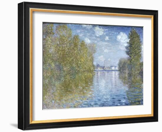 Autumn in Argenteuil-Claude Monet-Framed Giclee Print