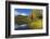 Autumn in Crystal Lake with Eaton, New Hampshire-Armin Mathis-Framed Photographic Print