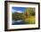 Autumn in Crystal Lake with Eaton, New Hampshire-Armin Mathis-Framed Photographic Print