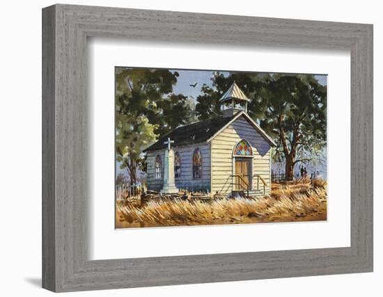 Autumn in Jamestown by Lavere Hutchings-Richard Hutchings-Framed Photographic Print