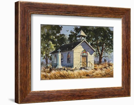 Autumn in Jamestown by Lavere Hutchings-Richard Hutchings-Framed Photographic Print