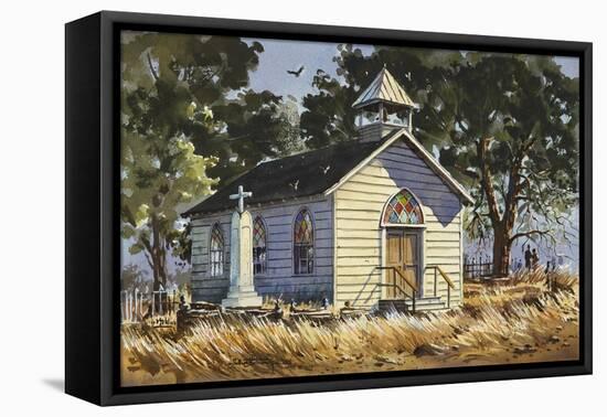 Autumn in Jamestown-LaVere Hutchings-Framed Premier Image Canvas