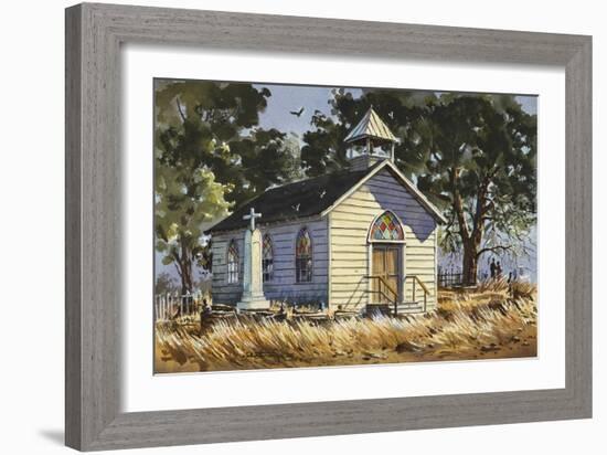 Autumn in Jamestown-LaVere Hutchings-Framed Giclee Print