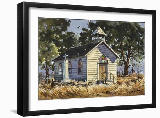 Autumn in Jamestown-LaVere Hutchings-Framed Giclee Print