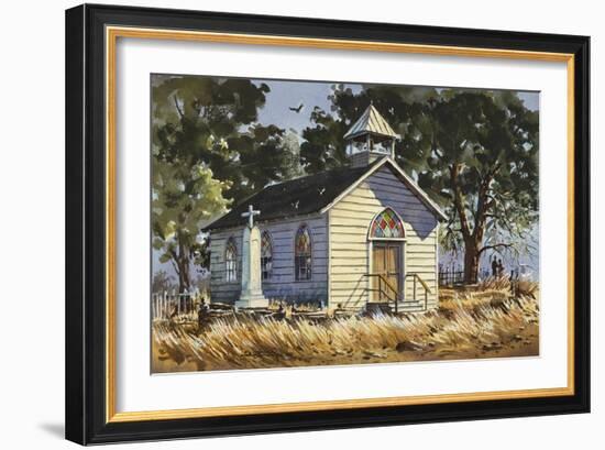 Autumn in Jamestown-LaVere Hutchings-Framed Giclee Print