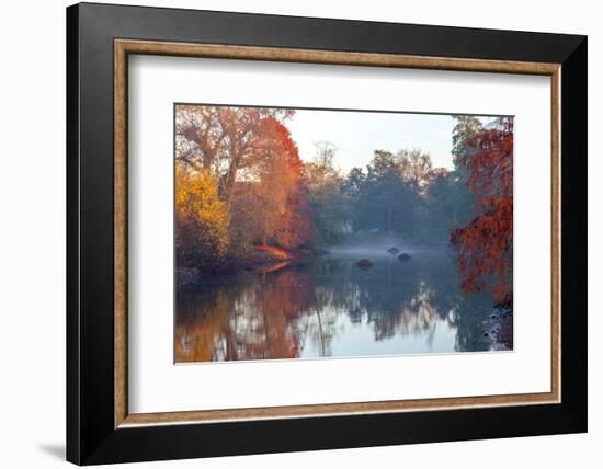 Autumn in Kew Gardens, UNESCO World Heritage Site, Kew, Greater London, England, UK-Simon Montgomery-Framed Photographic Print