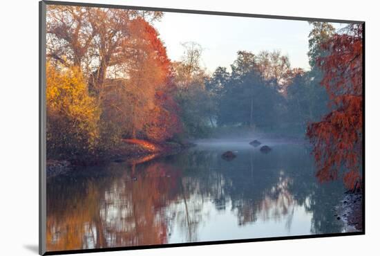 Autumn in Kew Gardens, UNESCO World Heritage Site, Kew, Greater London, England, UK-Simon Montgomery-Mounted Photographic Print