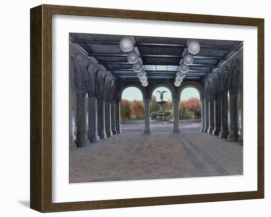 Autumn in New York I, 1986-Max Ferguson-Framed Giclee Print