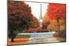 Autumn in Paris Couple-James Wiens-Mounted Art Print