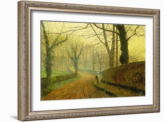 Autumn in Stapleton Park, 1891-John Atkinson Grimshaw-Framed Giclee Print