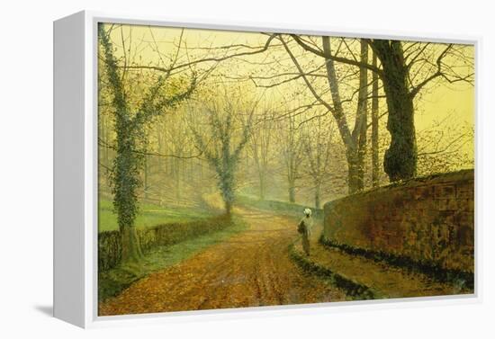 Autumn in Stapleton Park, 1891-John Atkinson Grimshaw-Framed Premier Image Canvas