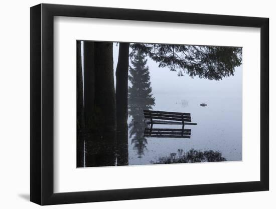 Autumn in the Fusine Lakes-Simone Wunderlich-Framed Photographic Print