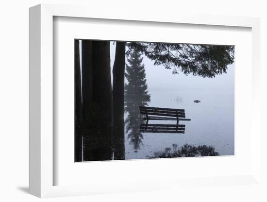 Autumn in the Fusine Lakes-Simone Wunderlich-Framed Photographic Print