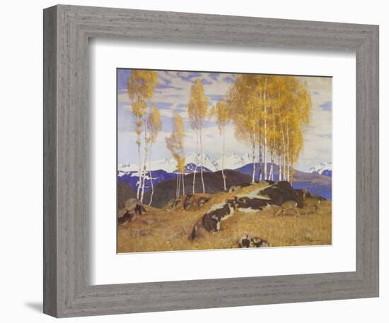 Autumn in the Mountains-Adrian Stokes-Framed Giclee Print