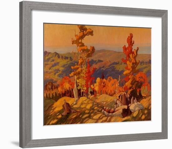 Autumn in the Northland-Franklin Carmichael-Framed Art Print