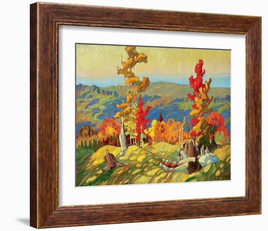 Autumn in the Northland-Franklin Carmichael-Framed Premium Giclee Print