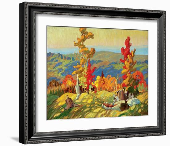 Autumn in the Northland-Franklin Carmichael-Framed Premium Giclee Print