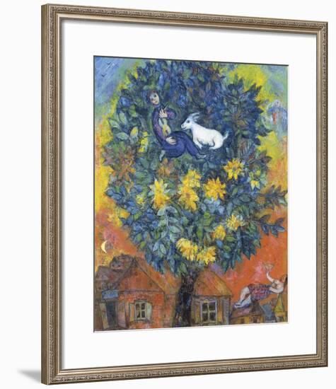 Autumn in the Village-Marc Chagall-Framed Art Print