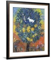 Autumn in the Village-Marc Chagall-Framed Art Print
