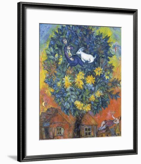 Autumn in the Village-Marc Chagall-Framed Art Print