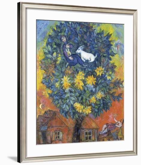 Autumn in the Village-Marc Chagall-Framed Art Print