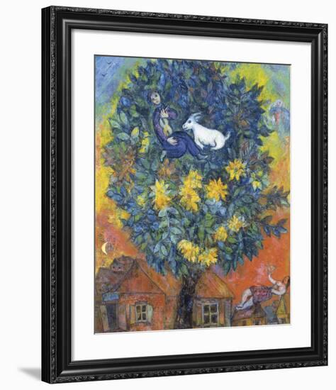 Autumn in the Village-Marc Chagall-Framed Art Print