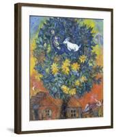 Autumn in the Village-Marc Chagall-Framed Art Print