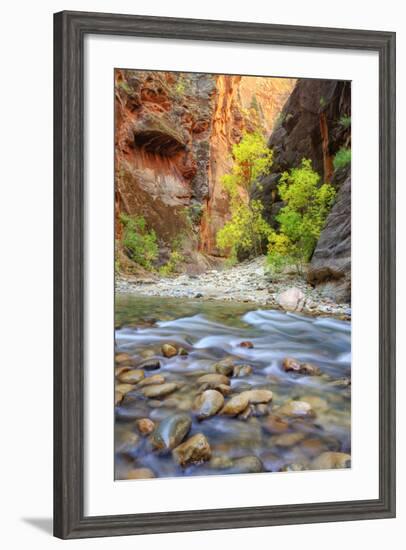 Autumn in The Virgin Narrows, Southern Utah-Vincent James-Framed Photographic Print
